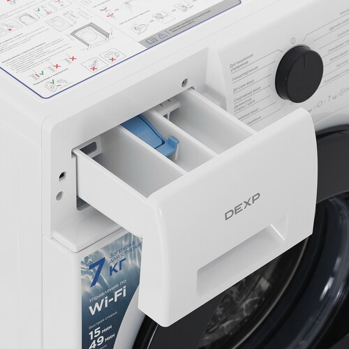 Купить Стиральная машина DEXP WF-7S1H белый  9250786. Характеристики, отзывы и цены в Донецке