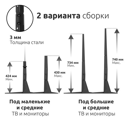 Купить Подставка-ножки UNITEKI SNM003N  9298793. Характеристики, отзывы и цены в Донецке