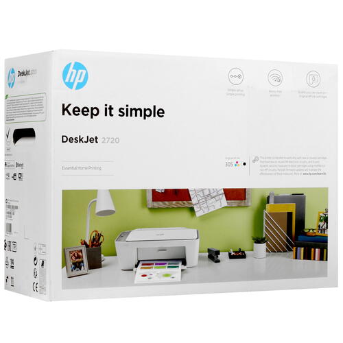 Купить МФУ струйное HP DeskJet 2720  5062200. Характеристики, отзывы и цены в Донецке