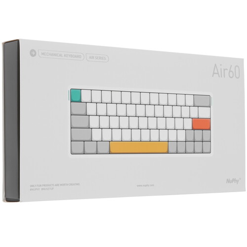 Купить Клавиатура проводная + беспроводная Nuphy AIR60v2  9146434. Характеристики, отзывы и цены в Донецке