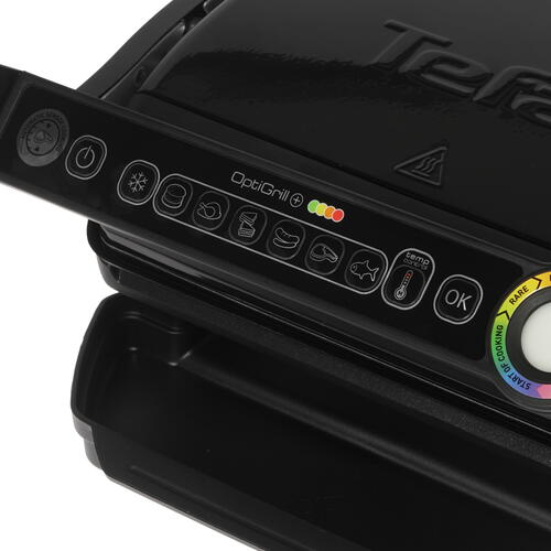 Купить Гриль Tefal GC712834 Optigrill+ черный  8128188. Характеристики, отзывы и цены в Донецке