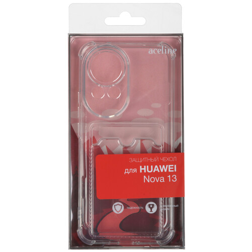Купить Накладка  Aceline Pocket для HUAWEI nova 13 прозрачный  5487891. Характеристики, отзывы и цены в Донецке