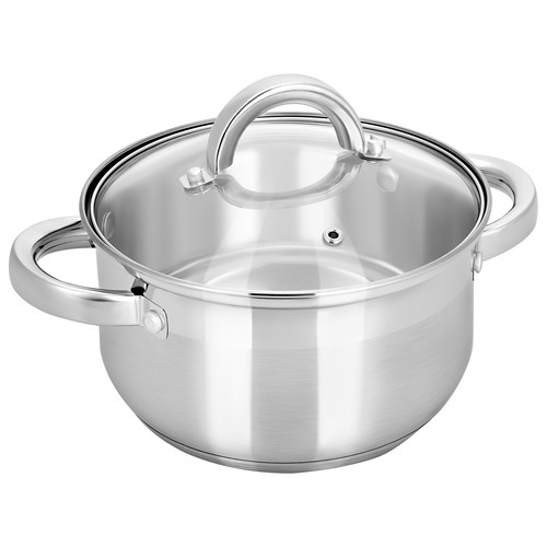 Купить Кастрюля Appetite Elisa JL03193 1.8 л 16 см серебристый  9294698. Характеристики, отзывы и цены в Донецке