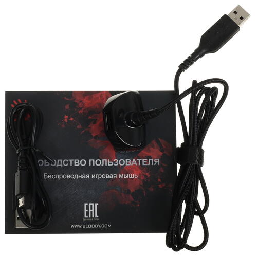Купить Мышь беспроводная A4Tech Bloody R90 Plus  черный  5400139. Характеристики, отзывы и цены в Донецке