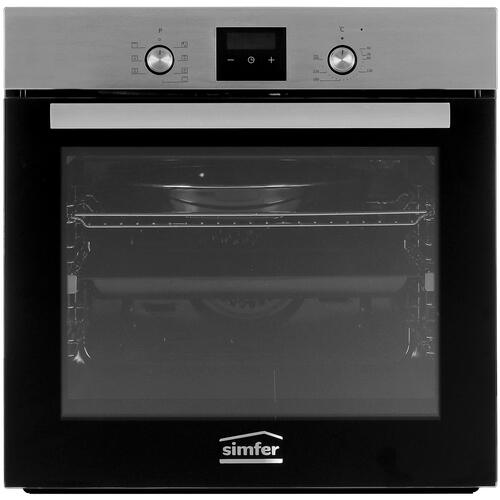 Купить Электрический духовой шкаф Simfer B6EM58016 серебристый  8186948. Характеристики, отзывы и цены в Донецке