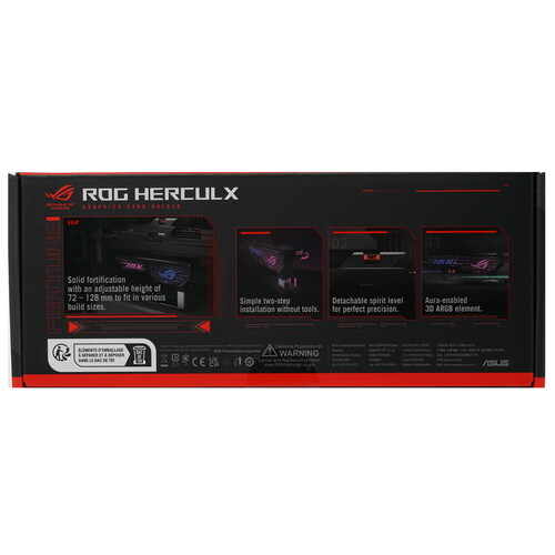 Купить Подставка для видеокарты ASUS XH01 ROG Herculx черный  5431884. Характеристики, отзывы и цены в Донецке
