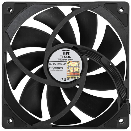 Купить Вентилятор Thermalright TL-C12C  черный  5615318. Характеристики, отзывы и цены в Донецке