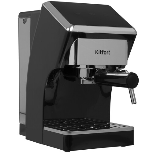 Купить Кофеварка рожковая Kitfort КТ-7647 черный  9272034. Характеристики, отзывы и цены в Донецке