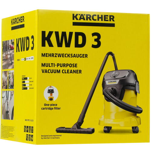 Купить Хозяйственный пылесос  Karcher KWD 3 V-15/4/20  9903843. Характеристики, отзывы и цены в Донецке