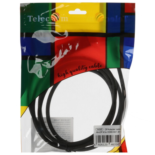 Купить Кабель однонаправленный Telecom mini DisplayPort - HDMI, 1.8 м  5471628. Характеристики, отзывы и цены в Донецке