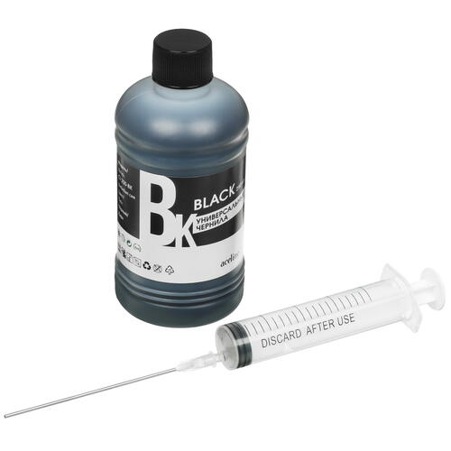 Купить Чернила водорастворимые Aceline CI 250-BK черный  5048930. Характеристики, отзывы и цены в Донецке