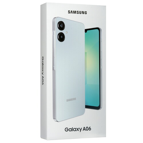 Купить 6.7" Смартфон Samsung Galaxy A06 64 ГБ голубой  5489204. Характеристики, отзывы и цены в Донецке