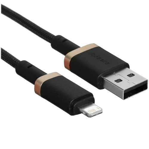 Купить Кабель круглый Baseus Lightning 8-pin - USB 2.0 Type-A золотистый 2 м  5627543. Характеристики, отзывы и цены в Донецке