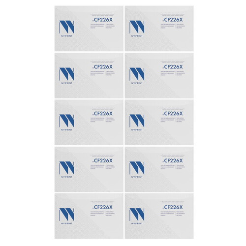 Купить Картридж лазерный NV Print NV-CF226X-SET10 черный  5644106. Характеристики, отзывы и цены в Донецке