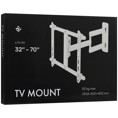 Купить Кронштейн для ТВ DEXP Mount LI70-50 белый  9095458. Характеристики, отзывы и цены в Донецке