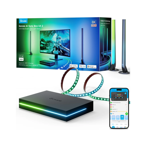 Купить Светодиодный светильник для монитора Govee AI Sync Box Kit черный  5647447. Характеристики, отзывы и цены в Донецке