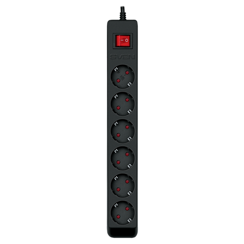 Купить Сетевой фильтр SVEN Optima SV-021030 черный  5082039. Характеристики, отзывы и цены в Донецке
