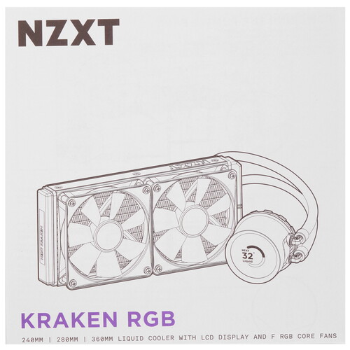 Купить Система охлаждения NZXT Kraken 240 RGB черная  5625947. Характеристики, отзывы и цены в Донецке