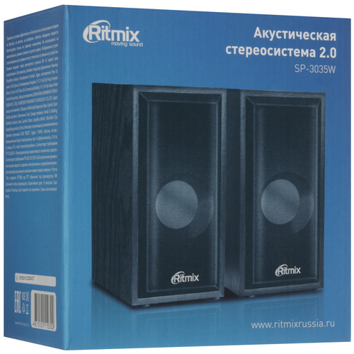 Купить Колонки Ritmix SP-3035W черный  9316025. Характеристики, отзывы и цены в Донецке