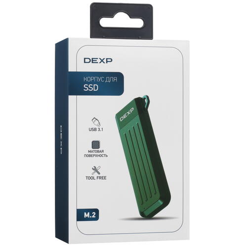 Купить M.2 Внешний бокс DEXP MM2C3-G2-GR  5411505. Характеристики, отзывы и цены в Донецке