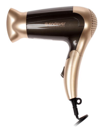 Купить Фен Endever Aurora 451 черный/золотистый  1052592. Характеристики, отзывы и цены в Донецке