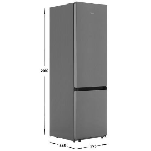 Купить Холодильник с морозильником   Midea MDRB601MME46 серебристый  9263165. Характеристики, отзывы и цены в Донецке