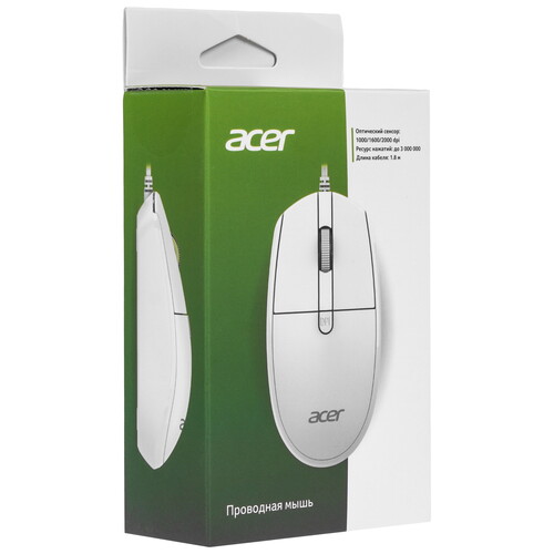 Купить Мышь проводная Acer OMW401  9294935. Характеристики, отзывы и цены в Донецке