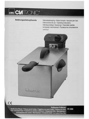 Купить Фритюрница Clatronic FR 3586 серебристый  1122172. Характеристики, отзывы и цены в Донецке