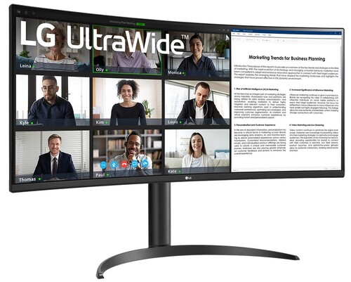 Купить 34" Монитор LG UltraWide 34WR55QK-B черный  5624335. Характеристики, отзывы и цены в Донецке
