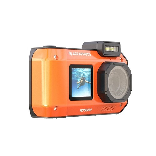 Купить Компактный фотоаппарат AgfaPhoto Realyshot WP9500 оранжевый  5628200. Характеристики, отзывы и цены в Донецке