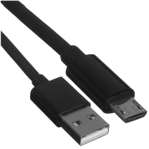 Купить Кабель круглый KEYRON micro USB - USB 2.0 Type-A черный 1 м  4834189. Характеристики, отзывы и цены в Донецке