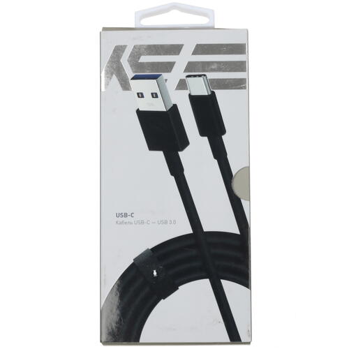 Купить Кабель круглый KEYRON USB Type-C - USB 3.2 Gen 1 Type-A черный 1 м  4834230. Характеристики, отзывы и цены в Донецке