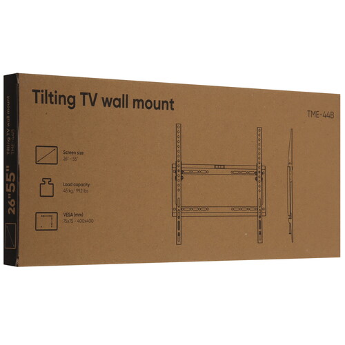 Купить Кронштейн для ТВ ONKRON TME-44B черный  5492188. Характеристики, отзывы и цены в Донецке