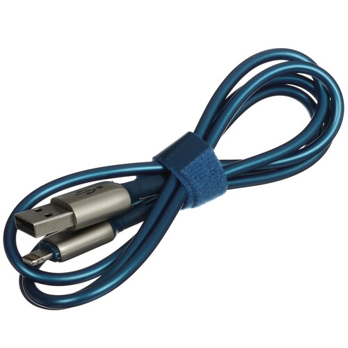 Купить Кабель круглый BY Lightning 8-pin - USB 2.0 Type-A синий 1 м  5482176. Характеристики, отзывы и цены в Донецке