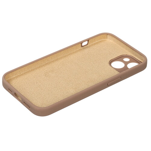 Купить Накладка  BoraSCO Liquid Case для Apple iPhone 13 бежевый  5601730. Характеристики, отзывы и цены в Донецке