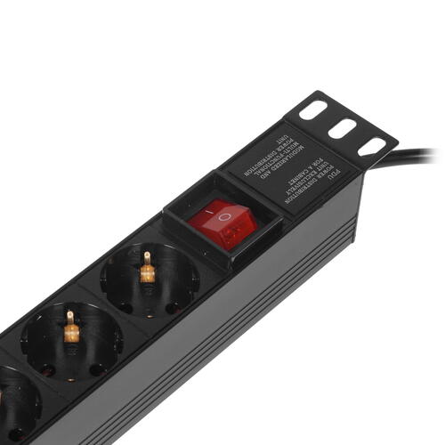 Купить Блок розеток ExeGate ServerPro PDU-19H806 Al-8S-C14-3-SW  5300742. Характеристики, отзывы и цены в Донецке