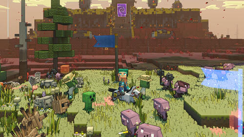 Купить Игра Minecraft Legends Deluxe Edition (Switch)  5415626. Характеристики, отзывы и цены в Донецке