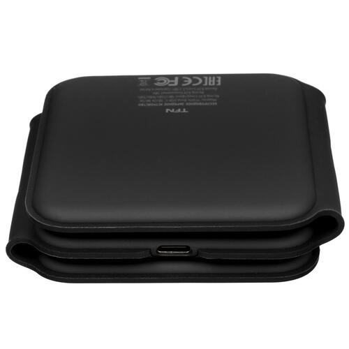 Купить Беспроводное зарядное устройство TFN MagTrio черный  5093546. Характеристики, отзывы и цены в Донецке