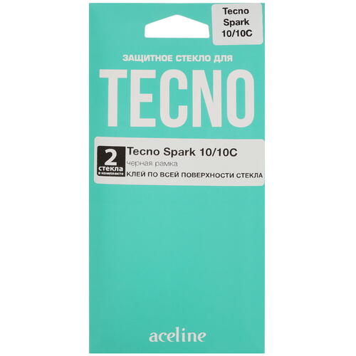 Купить Защитное стекло Aceline для экрана Tecno SPARK 10/ 10C  5421557. Характеристики, отзывы и цены в Донецке