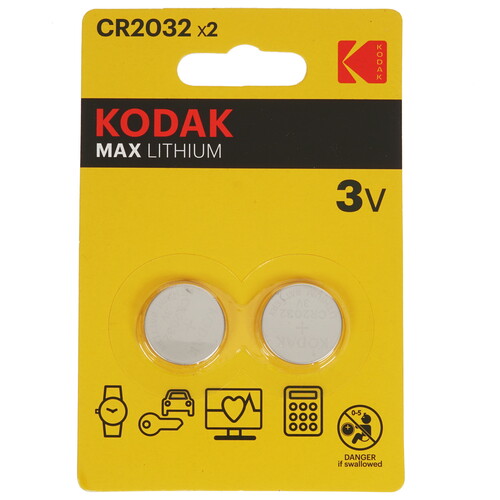 Купить Батарейка Kodak MAX Lithium CR2032  5318928. Характеристики, отзывы и цены в Донецке