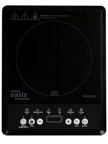 Купить Плита компактная электрическая Oasis РI-B12SK черный  9979886. Характеристики, отзывы и цены в Донецке