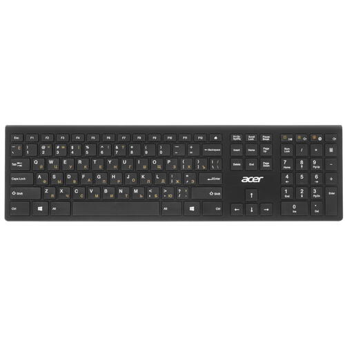 Купить Клавиатура+мышь беспроводная Acer OKR030 черный  4708884. Характеристики, отзывы и цены в Донецке