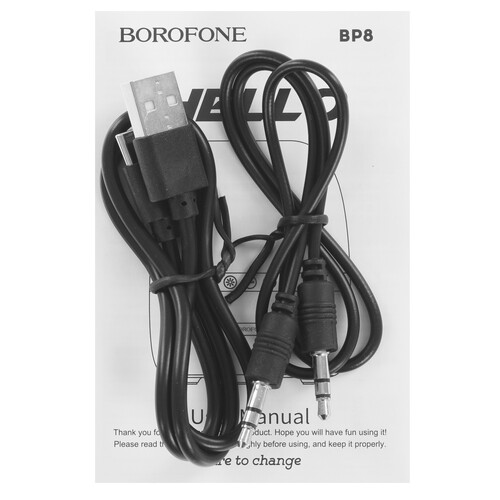 Купить Портативная колонка Borofone BP8 Glazed, прозрачный  9237931. Характеристики, отзывы и цены в Донецке