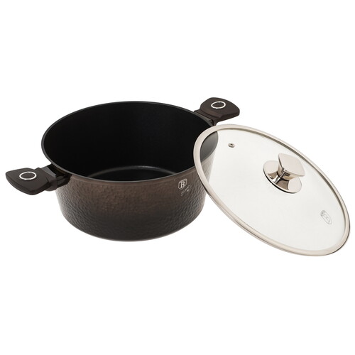 Купить Кастрюля Berlinger Haus Primal Gloss Collection BH-6573 6.1 л 28 см серый  9151336. Характеристики, отзывы и цены в Донецке