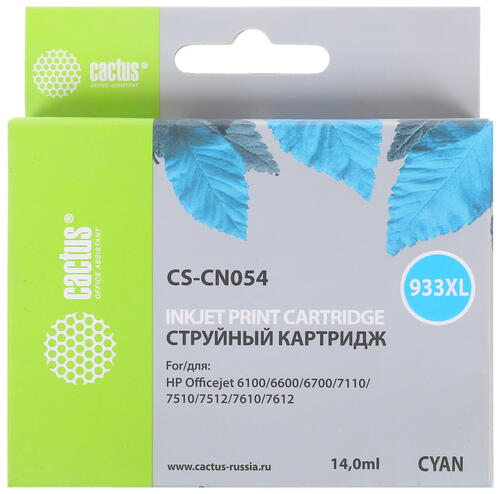 Купить Картридж Cactus CS-CN054 голубой  7942677. Характеристики, отзывы и цены в Донецке
