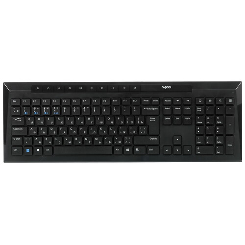 Купить Клавиатура+мышь беспроводная   Rapoo 8210M черный  9126374. Характеристики, отзывы и цены в Донецке