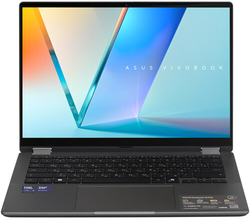Купить 14" Ноутбук ASUS Vivobook 14 Flip (TP3407SA-QL050W) серый  5612377. Характеристики, отзывы и цены в Донецке
