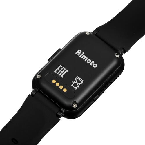 Купить Детские часы Кнопка Жизни Aimoto Active Pro 4G черный  5094530. Характеристики, отзывы и цены в Донецке