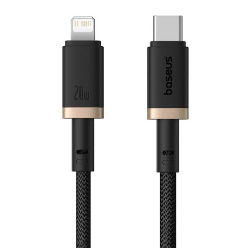 Купить Кабель круглый Baseus Lightning 8-pin - USB Type-C золотистый 2 м  5627541. Характеристики, отзывы и цены в Донецке