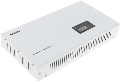Купить Стабилизатор напряжения SVEN AVR SLIM-2000 LCD  1096250. Характеристики, отзывы и цены в Донецке